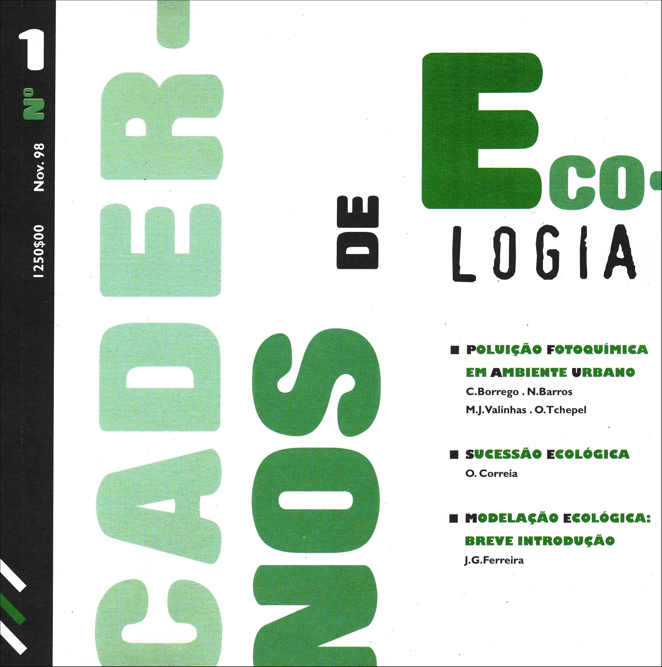 Cadernos de Ecologia I